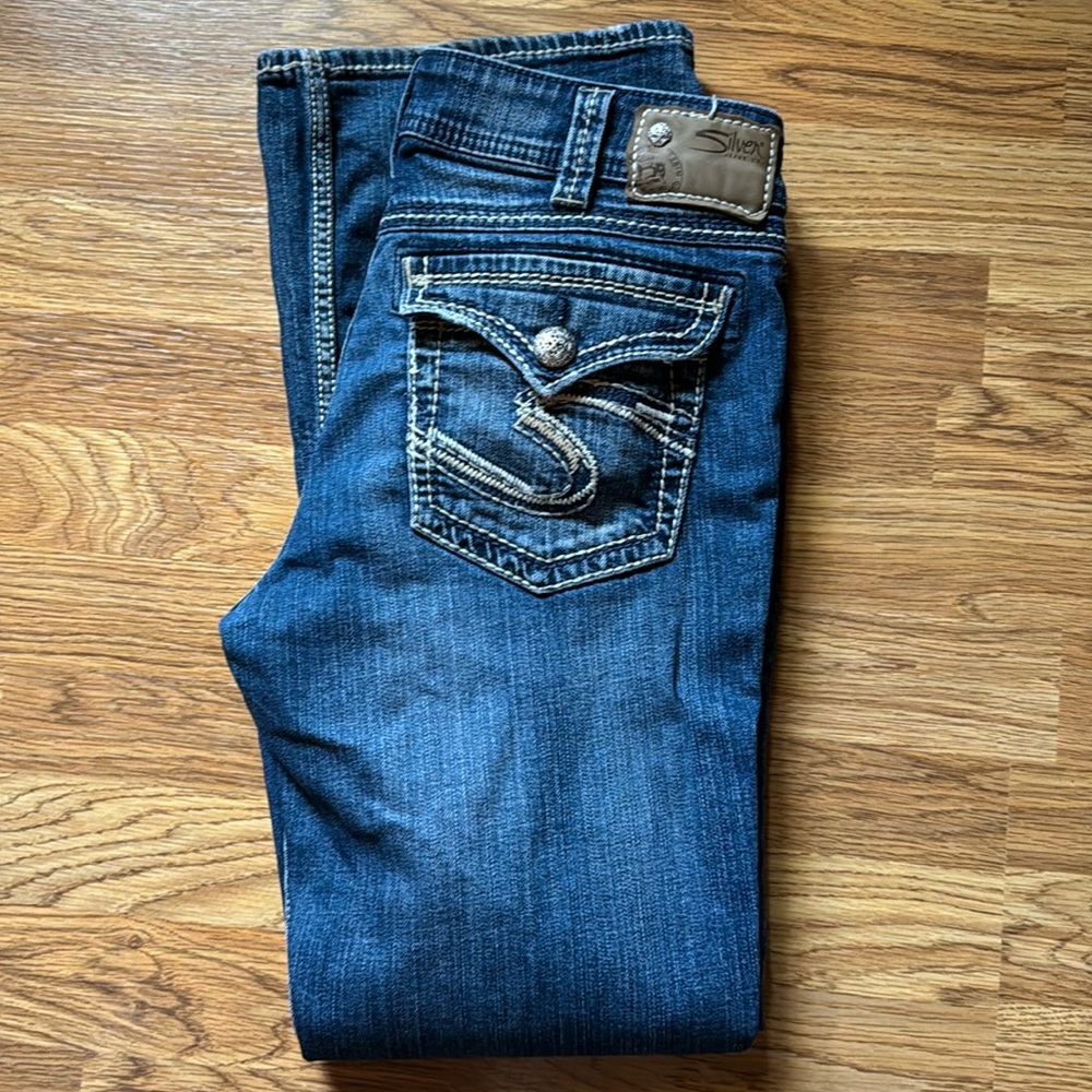Silver jeans